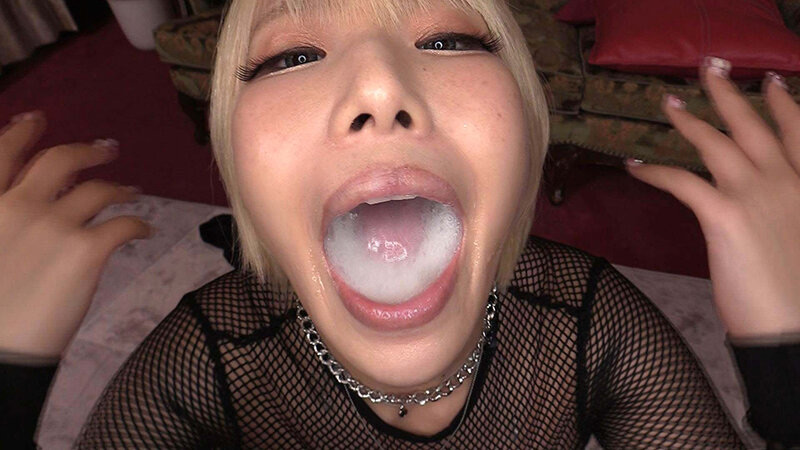 乙アリスの金髪ショート巨乳ギャル濃厚ザーメン口内射精ごっくん精飲