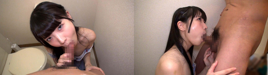希咲那奈の着衣個撮フェラ