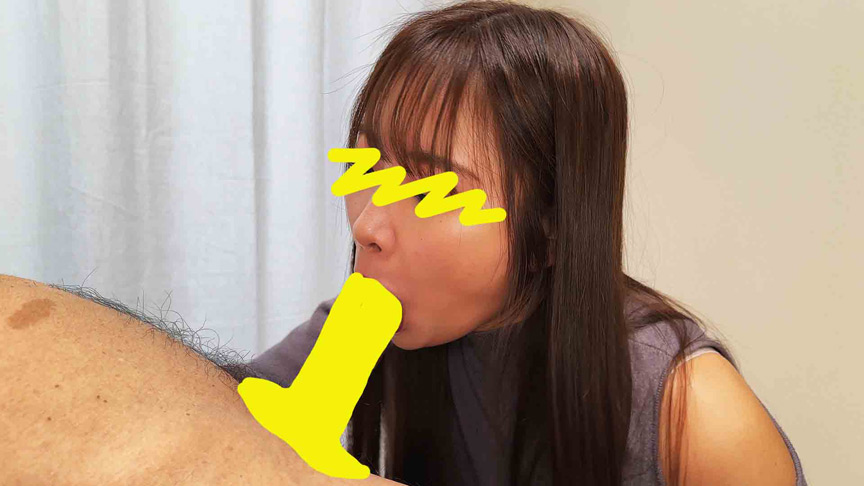 激かわ美女の着衣個撮フェラ