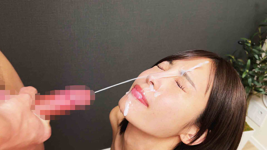 激かわ美女の濃厚ザーメンぶっかけ顔射