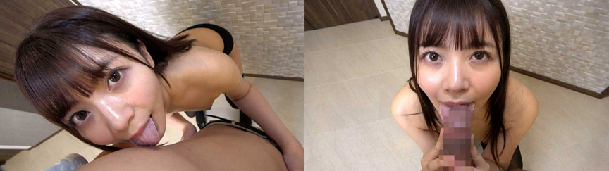 激かわ巨乳美女のフェラ