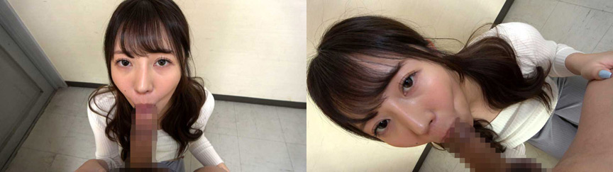 流川莉央の着衣個撮フェラ