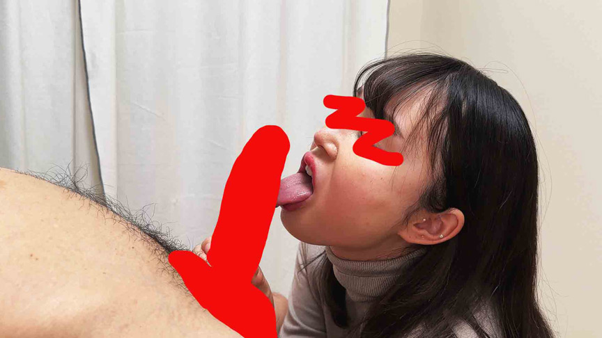 激かわ美女の着衣個撮フェラ