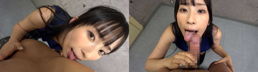 真白みのりの着衣個撮フェラ
