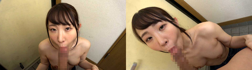 五十嵐清華のスレンダー美乳ひょっとこバキュームフェラ