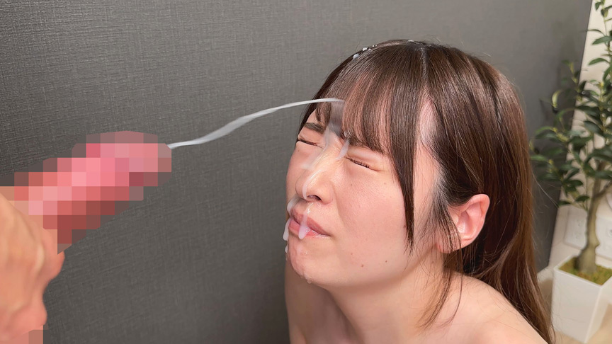 激かわ美女の濃厚ザーメンぶっかけ顔射