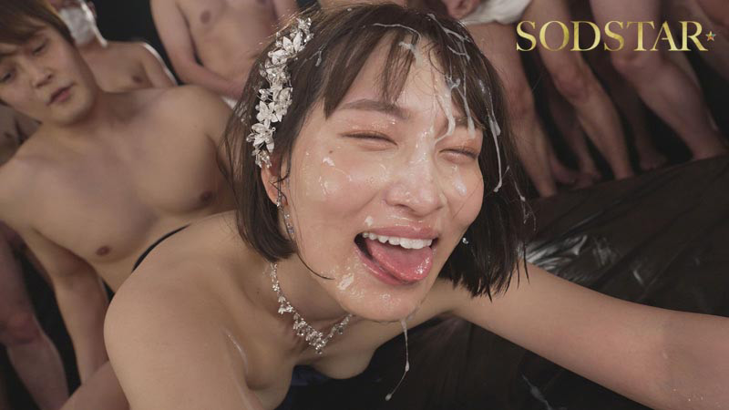 綾瀬天の濃厚ザーメンぶっかけ顔射